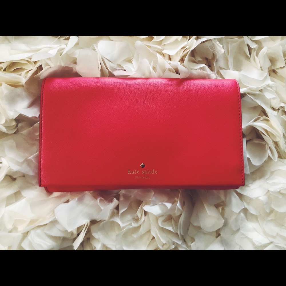 Kate Spade Red Clutch